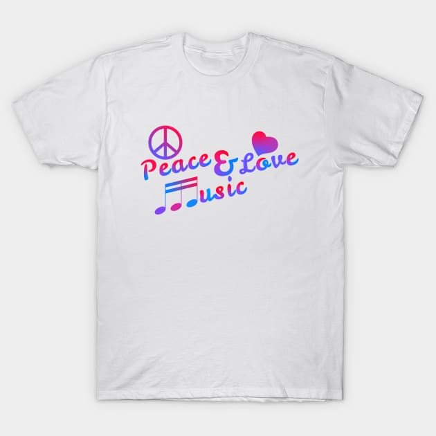 Peace love music t shirt 2025